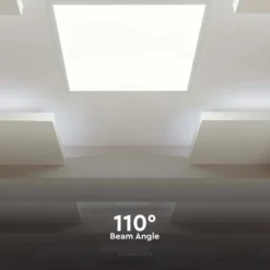 60x60 LED panel, 36W, højde: 33 mm, hvid kant, ikke dæmpbar, neutral kulør