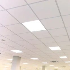 60x60 LED panel, 25W, højde 33mm, 180 lm/w, hvid kant, ikke dæmpbar, neutral
