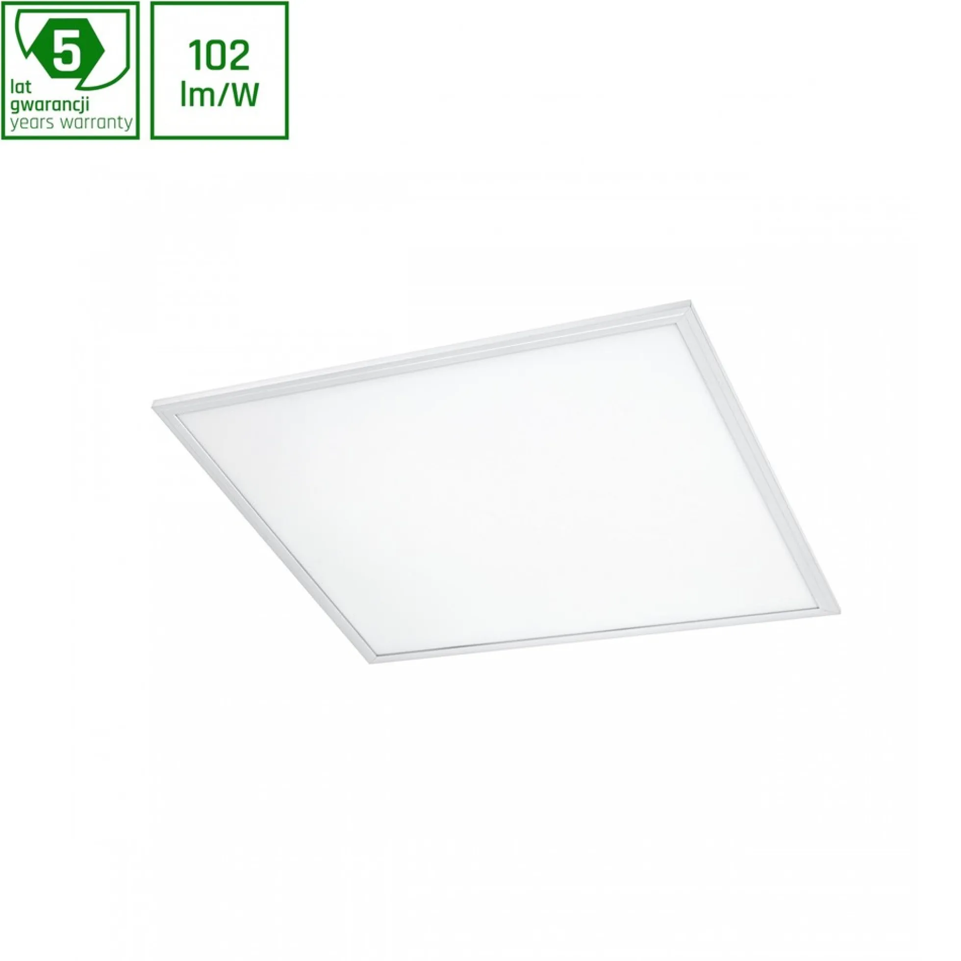 60x60 LED panel, 45W, 102lm/W, ikke dæmpbar, Algine, 6000K (udgået)