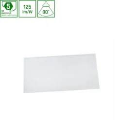 60x120 LED panel, 60W, 7000 lumen, UGR19, hvid ramme, Algine, 5000K