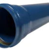 110 x 2000 mm blå PVC-regnvandsrør m/mf., SN8, EN 1401