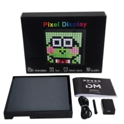 32x32 pixel art display, 5V USB, 20x20cm, 10W (restsalg)