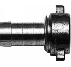 1" x 3/4" Slangeforskruning, Muffe, Krom