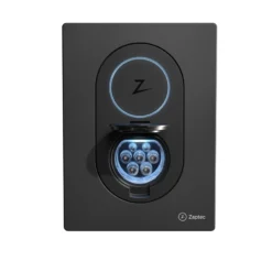 Zaptec Go ladeboks, 22 kW, type 3, 32A, Asphalt Black