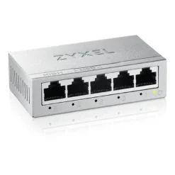 Zyxel netværksswitch, 5 porte, gigabit, metalhus