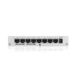 Zyxel 8-port Gigabit Ethernet switch med QoS, plug-and-play og energieffektivitet